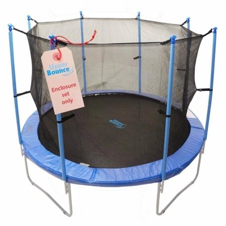 UPPER BOUNCE Upper Bounce UBSF01-48 Upper Bounce 48 in. Mini Indoor-Outdoor Foldable Trampoline with Adjustable Handrail UBSF01-48